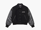 Stussy Globe Varsity Jacket Black