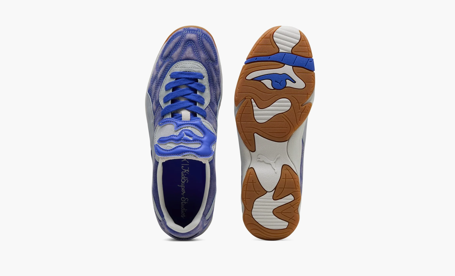 Puma King Indoor x KidSuper "Dart Blue" 