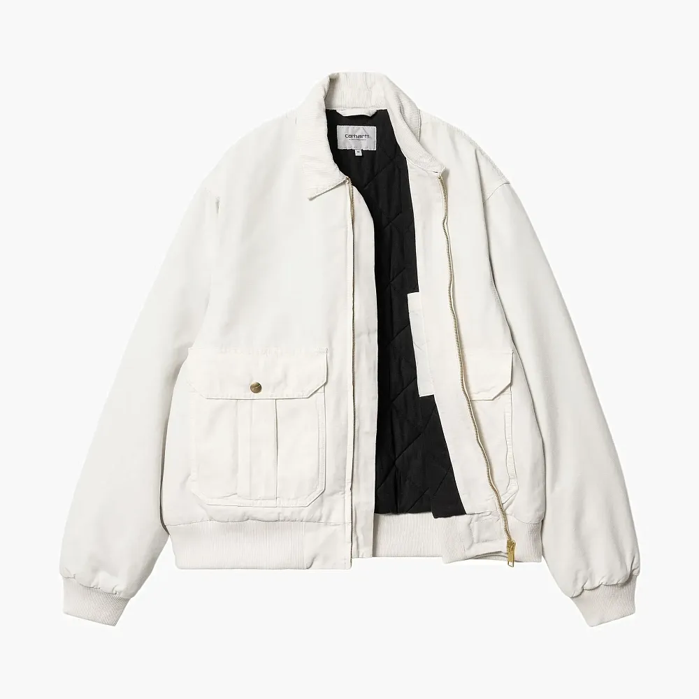 Carhartt WIP Bomber Jacket Cream