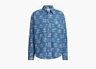 Adidas City Skate LS Shirt  Light Denim / White