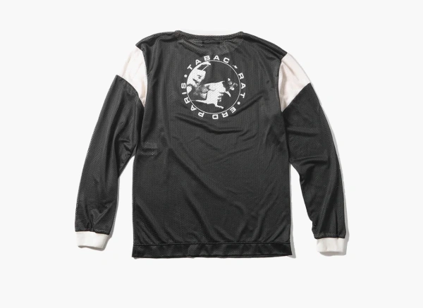 Enfants Riches Déprimés Tabac Rat Mesh Long-Sleeve T-Shirt Black/Ivory  Enfants Riches Déprimés Tabac Rat Mesh Long-Sleeve T-Shirt Black/Ivory