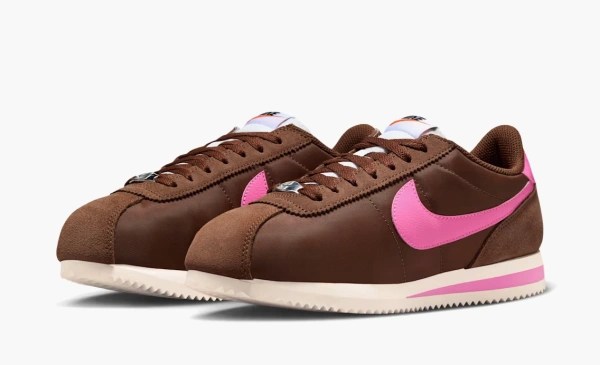 Nike Cortez Textile WMNS Fauna Brown/Sail/White/Pink Spell 