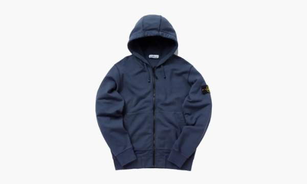 Stone Island Full Zip Hoodie Dark Blue 