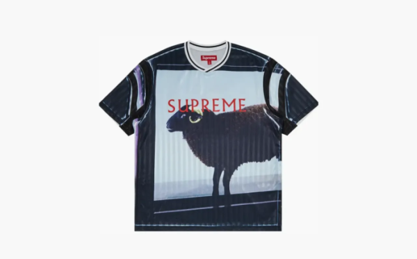 Supreme x Damien Hirst Soccer Jersey Black 