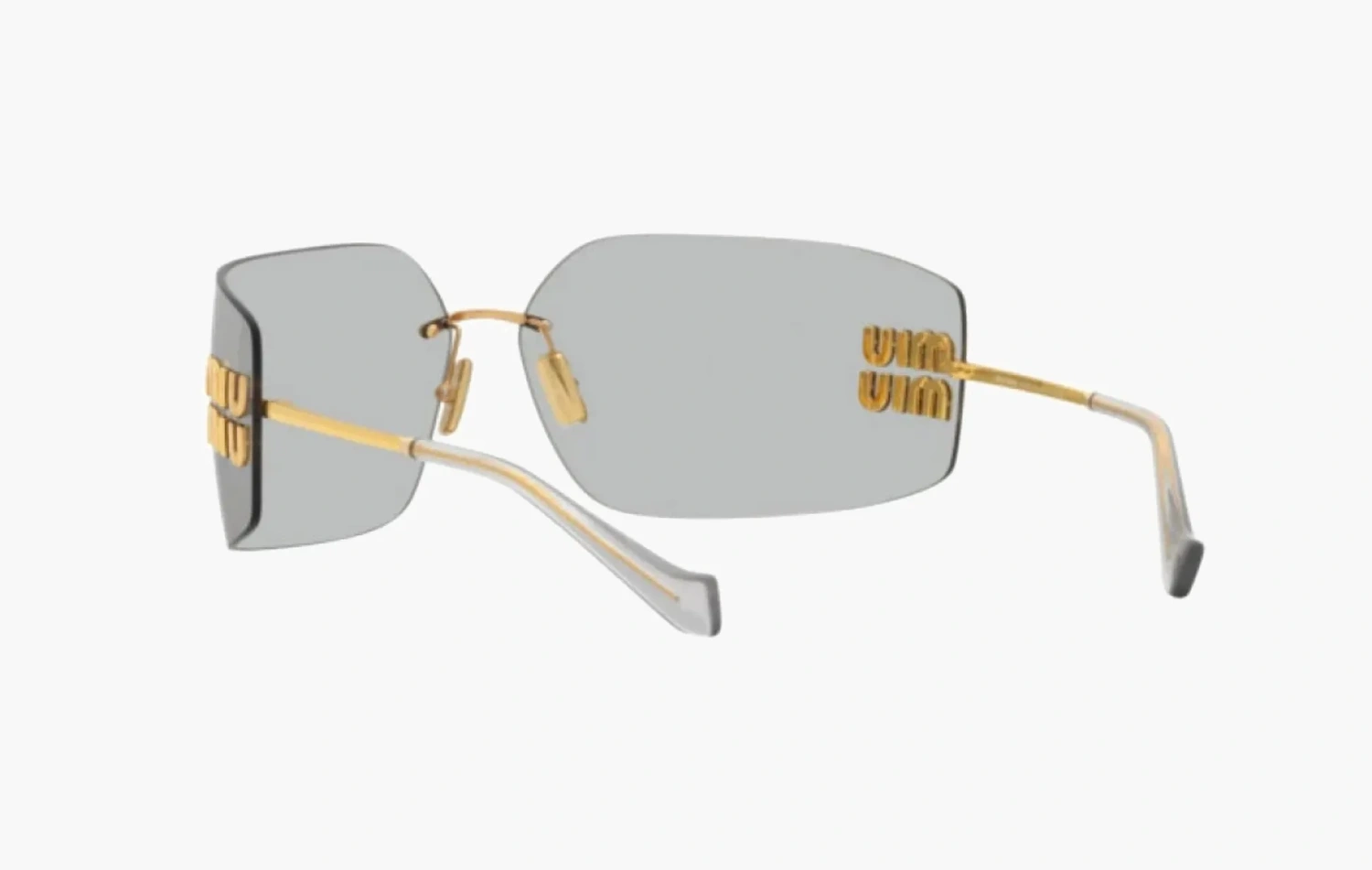 MU 54YS Sunglasses Gold Light Grey 