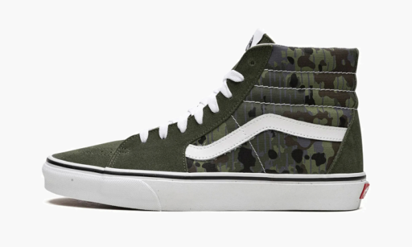 Vans Sk8-hi Rain Camo Green 