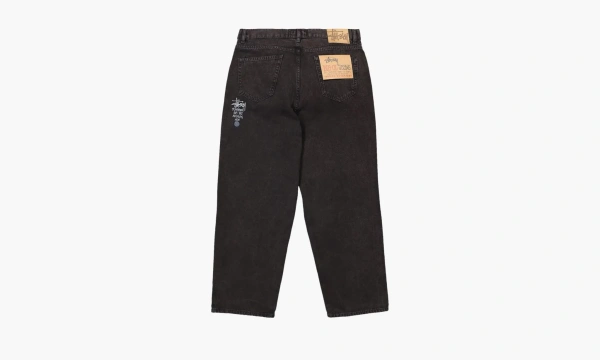 Stussy Washed Canvas Big Ol Jeans Black 