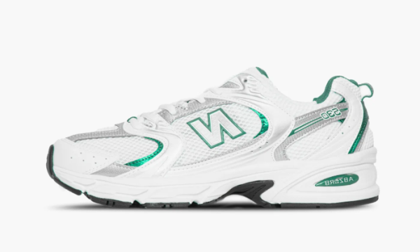 New Balance 530 White Silver Green 