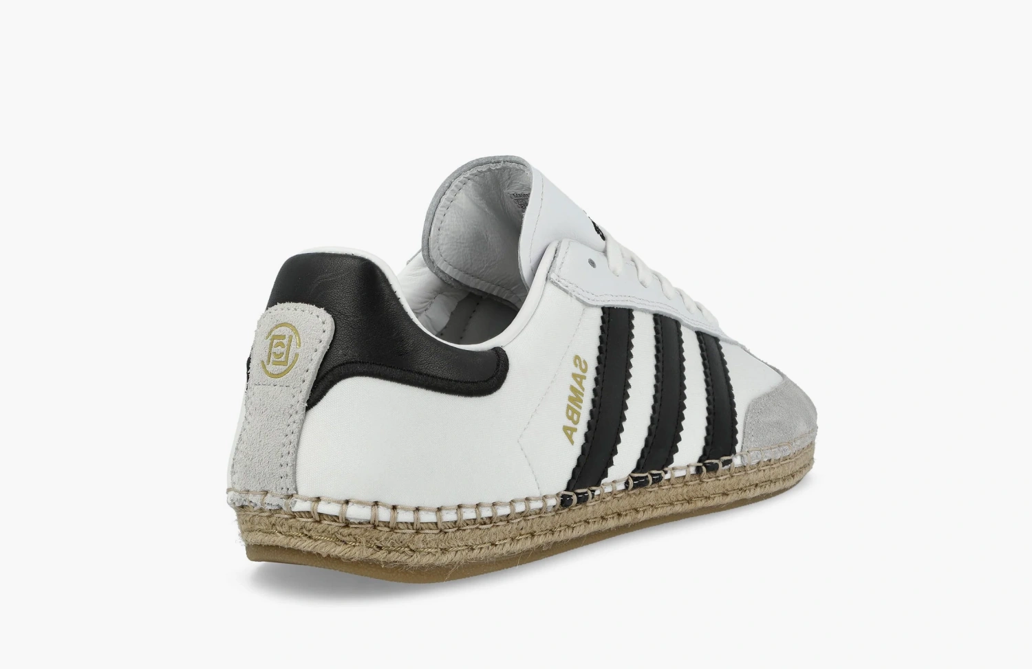 Adidas Samba Espadrille x Clot White Black 