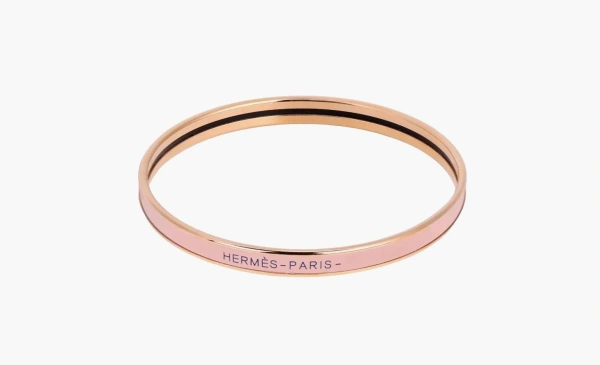 Hermes Glitter Bangle Pink  