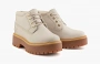 Timberland Stone Street Mid Lace Up Waterproof Boots "White Nubuck" WMNS 