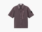 Stone Island Nylon Metal Econyl Overshirt Purple Grey
