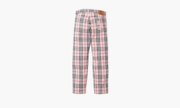 Supreme X Burberry Trousers Pink  Supreme X Burberry Trousers Pink