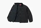 Supreme Old English Canvas Work Jacket Black
