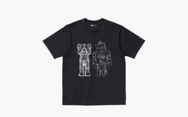 Kaws Uniqlo x Warhol Collaboration Unisex T-Shirt Black 
