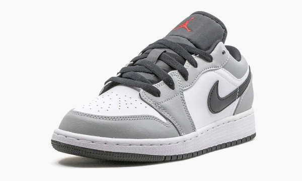 Air Jordan 1 Low GS Light Smoke Grey 