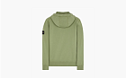 Stone Island  Zip Hoodie Green