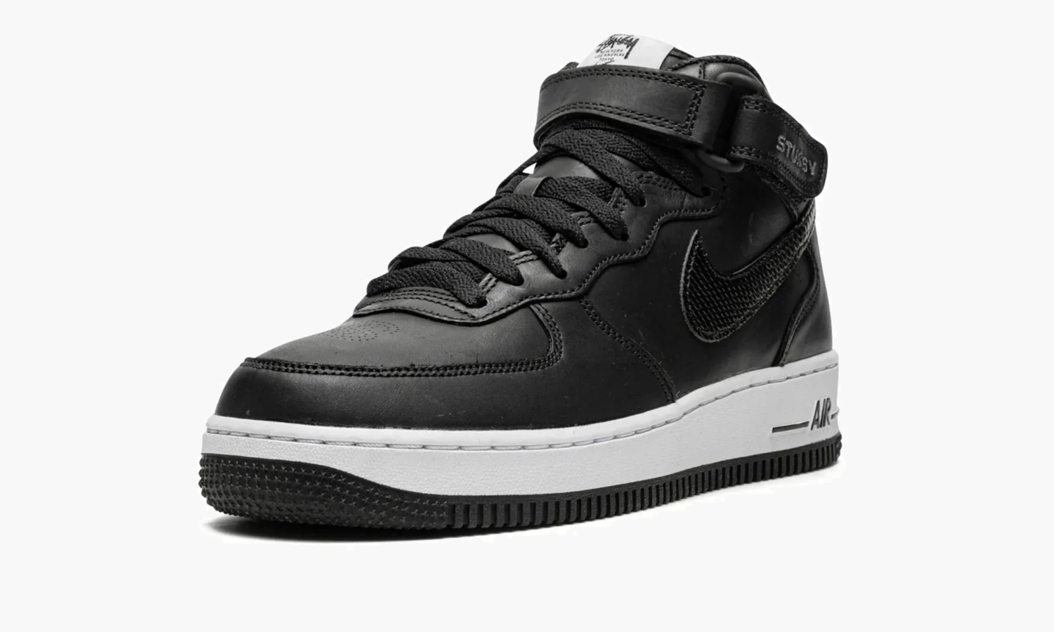 Air Force 1 Mid "Stussy - Black" 