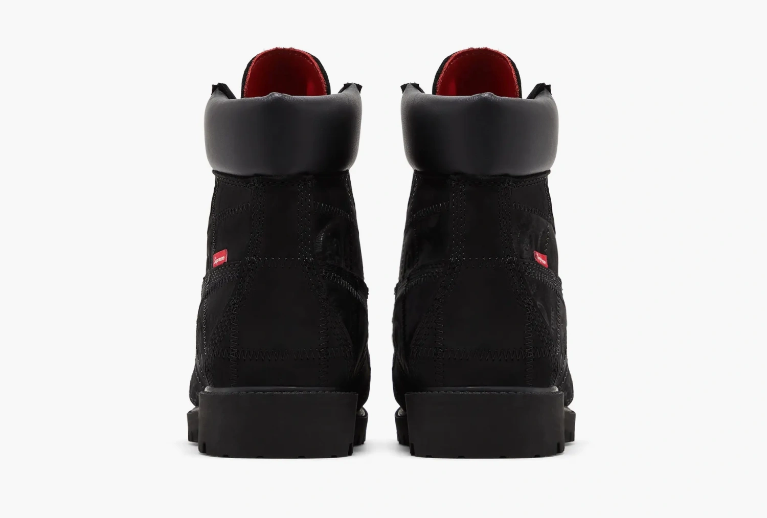 Timberland 6 Inch Premium Waterproof Boot x Supreme Patchwork - Black 