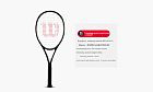 Wilson Clash V2 295g Tennis Racket Noir