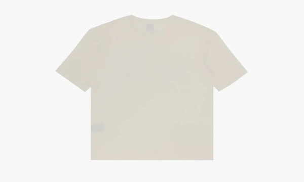 RHUDE Flocked Burnout Tee Vintage White 