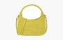 Miu Miu Wander Crochet Hobo Bag "Citron Yellow" 