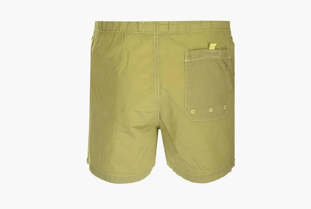 Stone Island Econyl Regenerated Nylon Metal Swim Shorts Lemon