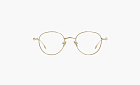 Gentle Monster Titanium Irregular Shape Eyeglass Frames Unisex Gold