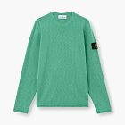 Stone Island Organic Cotton Nylon Crewneck Jumper Malachite