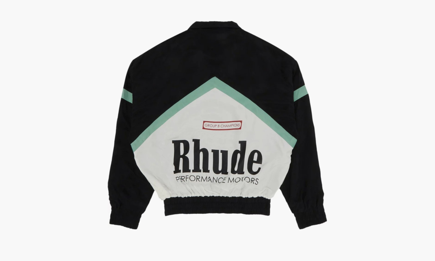 RHUDE Awakening Track Jacket "Black / Green / Creme" 