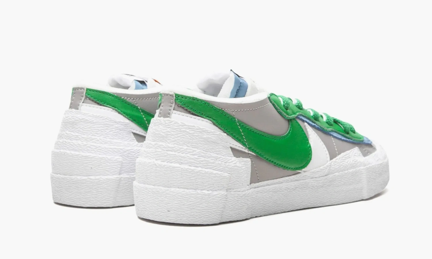 Nike Sacai Blazer Low Medium Grey Classic Green 