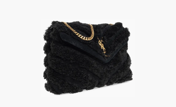 Saint Laurent Medium Loulou Shoulder Bag "Black" 