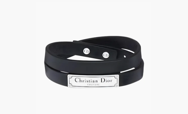 CHRISTIAN DIOR Bracelets Mens Black 