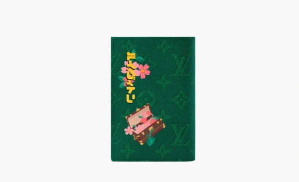 Louis Vuitton x Nigo Passport Cover Green 