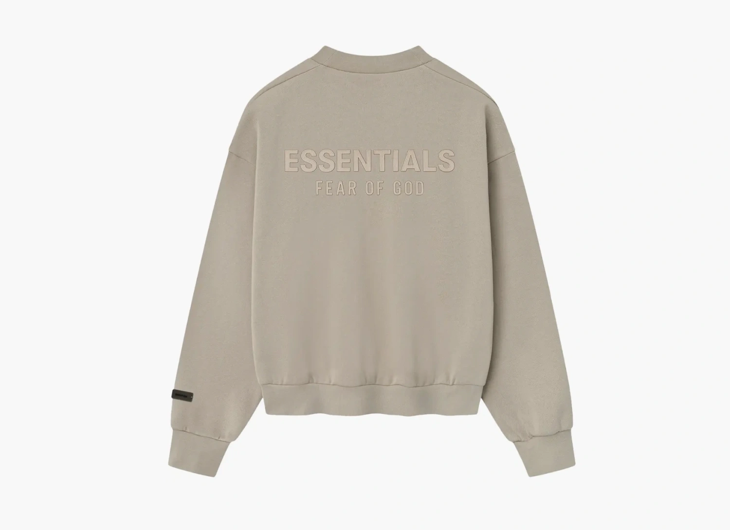 Fear of God Essentials Classic Fit Fleece Crewneck Timber 
