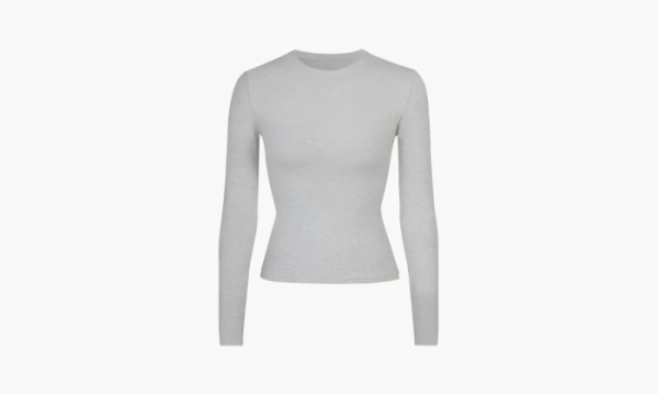 SKIMS Long Sleeve T-shirt Grey 