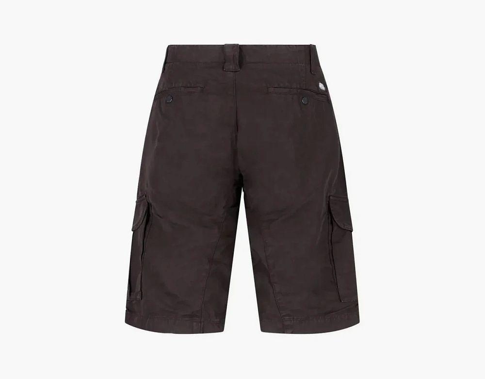 C.P. Company Stretch Sateen Cargo Shorts Brown