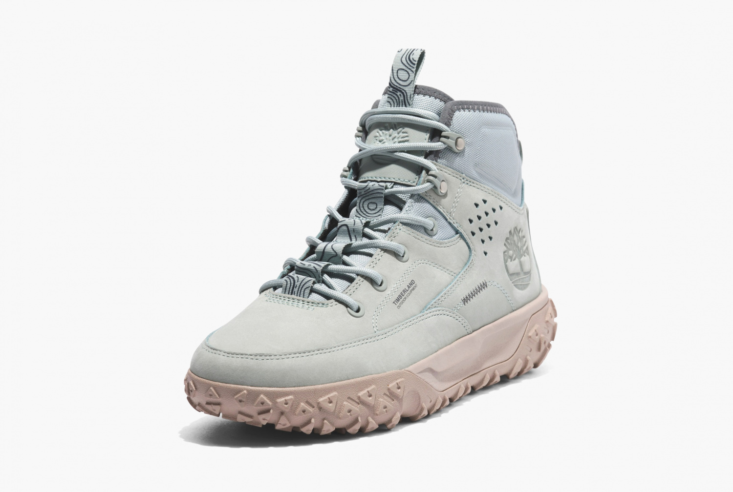 Timberland Greenstride Motion 6 Mid Hiking Boots "Light Gray" 