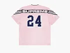 Supreme Jacquard Rib Football Jersey Pink