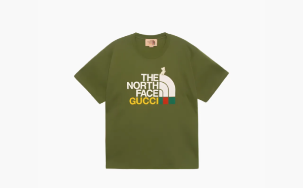 Gucci x The North Face T-shirt Dark Green 