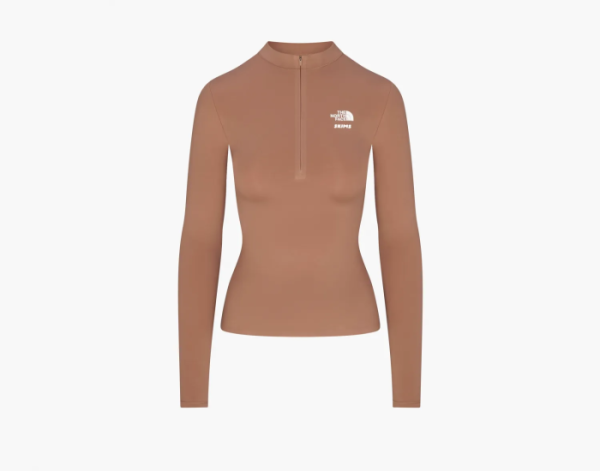 The North Face x Skims Refina Long Sleeve Top Sienna 