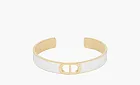 Dior Metal Bangles Gold WMNS White