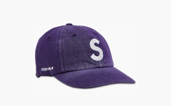 Supreme Cordura Denim S Logo 6-Panel Purple 