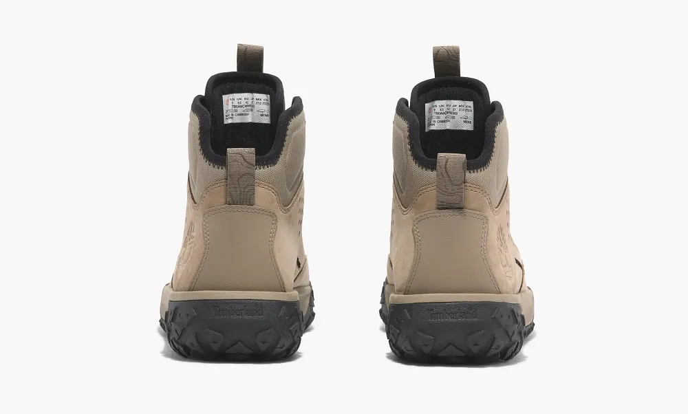 Timberland Greenstride Motion 6 Mid Hiking Boot Beige Nubuck