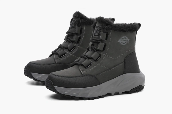 Dickies Warm Snow Boots Black Gray 