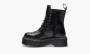 Dr. Martens Jadon Platform Boots Black Smooth Leather 