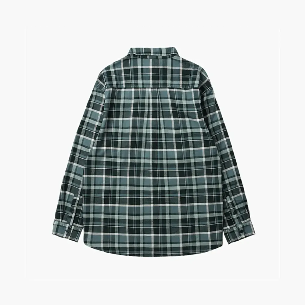 Carhartt WIP Check Flannel Shirt Dark Green