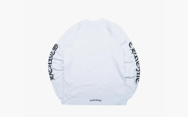 Chrome Hearts Scroll Neck Pocket Logo Long Sleeve White 