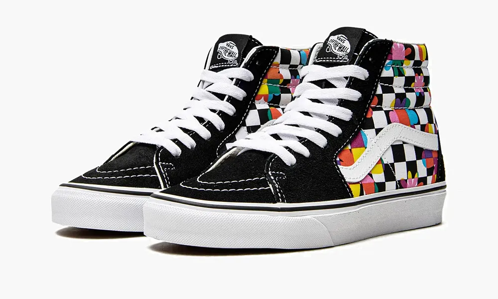 Vans Sk8-hi Floral Checkerboard
