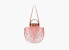 Longchamp Le Pliage Filet Top Handle Bag  Blush